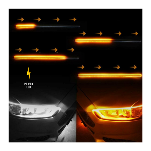 Tira DRL Secuencial. Cuarto+Direccional - Imagen 2