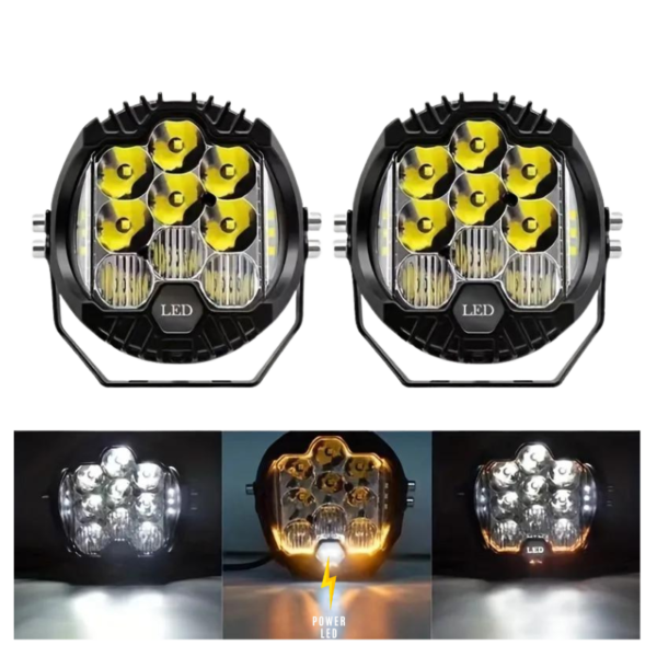 Halógeno Finder 7" con DRL naranja - Imagen 2