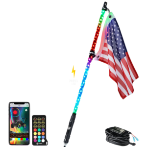 Antena LED RGB 91cm 1 pieza